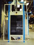 Cogeim Continuous feed  pass-through  hanging load type shot blasting machine - GTU Series Shotblasting Machines 